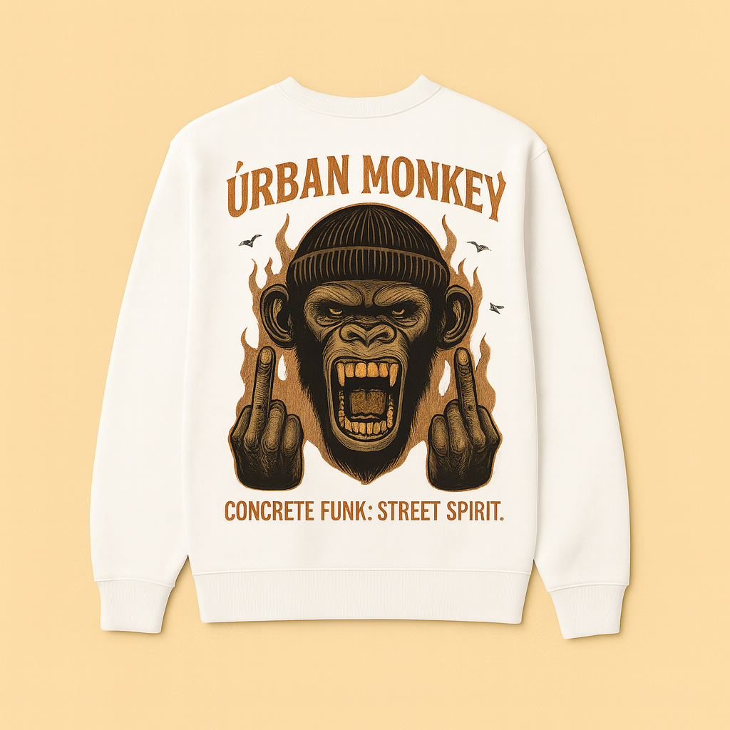 Sweatshirt "URBAN MONKEY".
