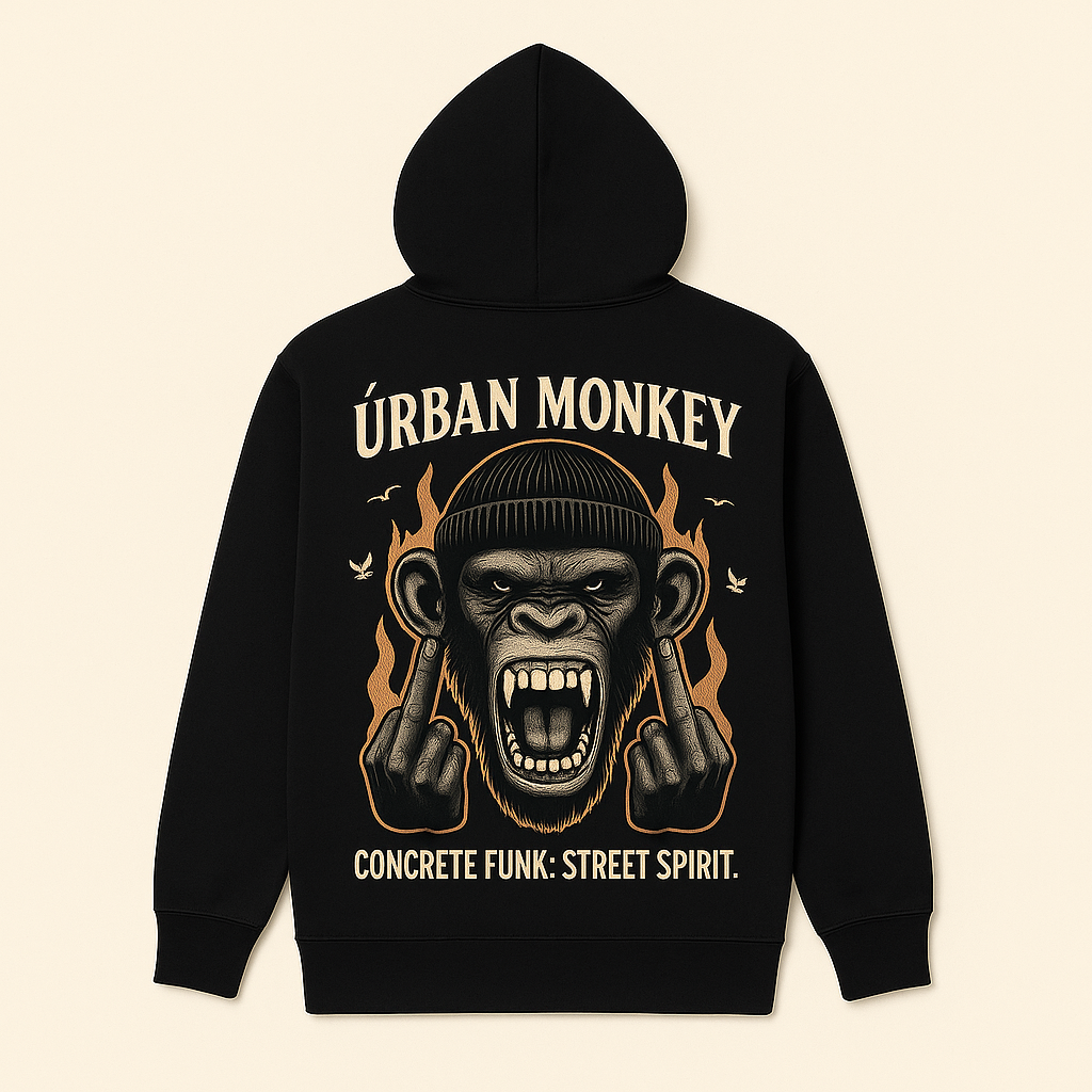 Hoodie 'URBAN MONKEY'