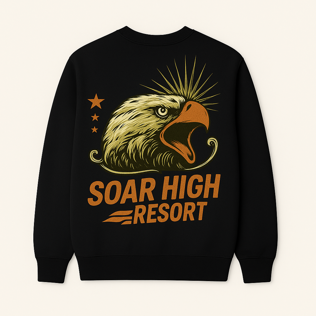 Sweatshirt "Soar High Resort’’.